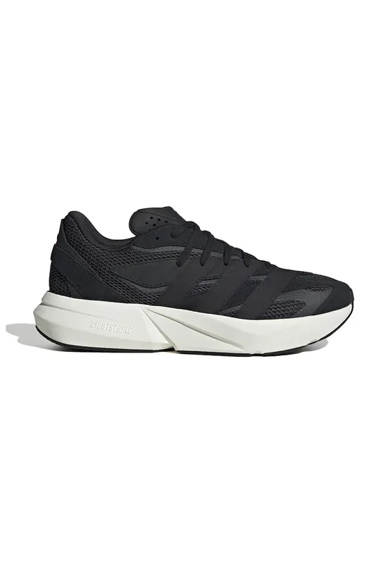 Pantofi sport Lightblaze cu insertii de piele intoarsa - Gri/Negru stins