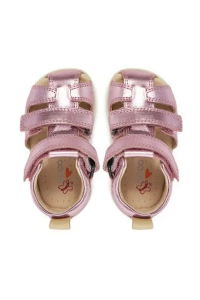 Sandale fete - 76113161126 - Piele naturala - Roz - Roz