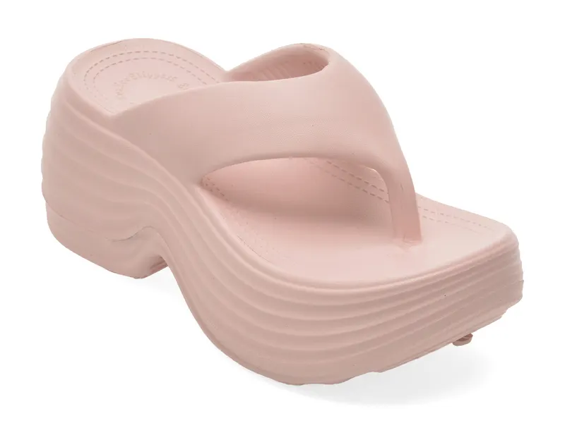 Papuci roz, HLJ2521, din pvc