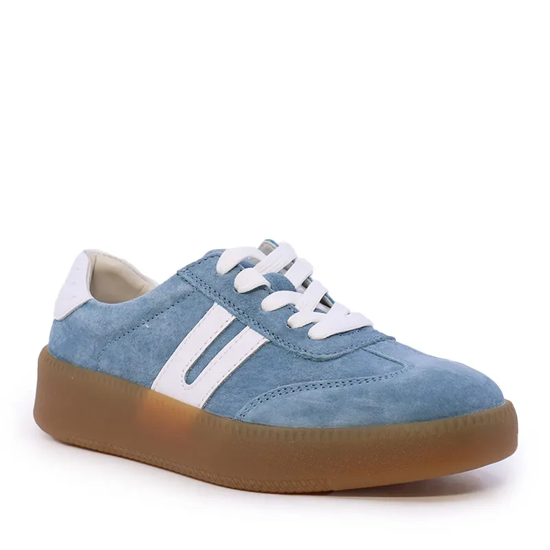 Sneakers femei Luca di Gioia albaștri din piele 1291DP1120VAZ — imaginea 2