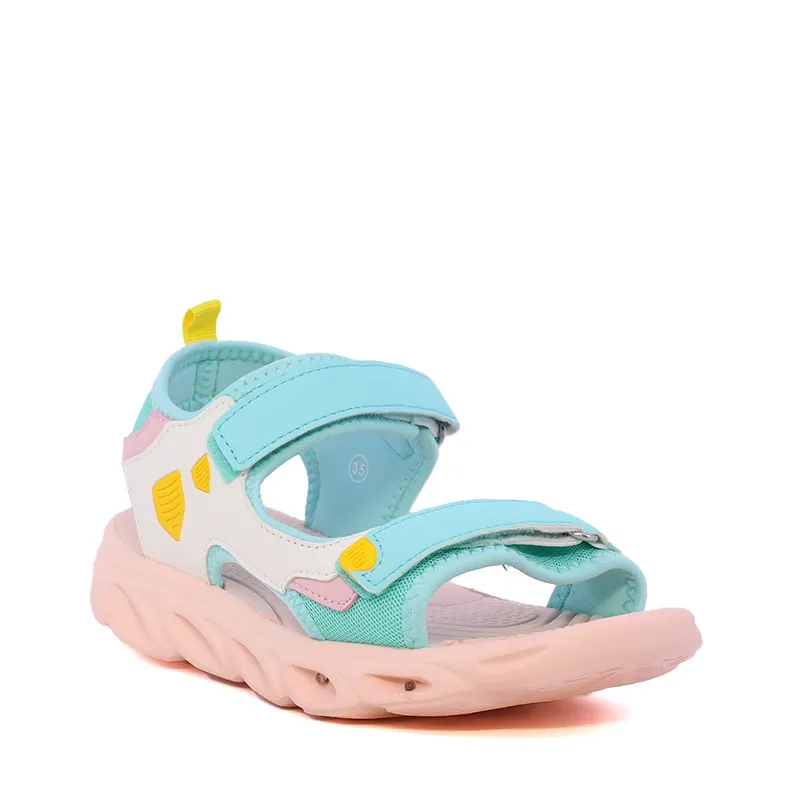 Sandale fete multicolore cu luminițe 1531FS0527MU — imaginea 2