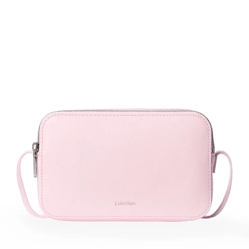 Poșetă crossbody femei Calvin Klein roz cu logo 3101POSS3276RO