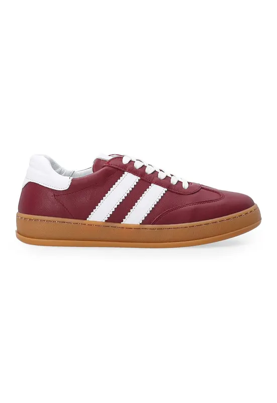 Pantofi sport din piele cu detalii contrastante