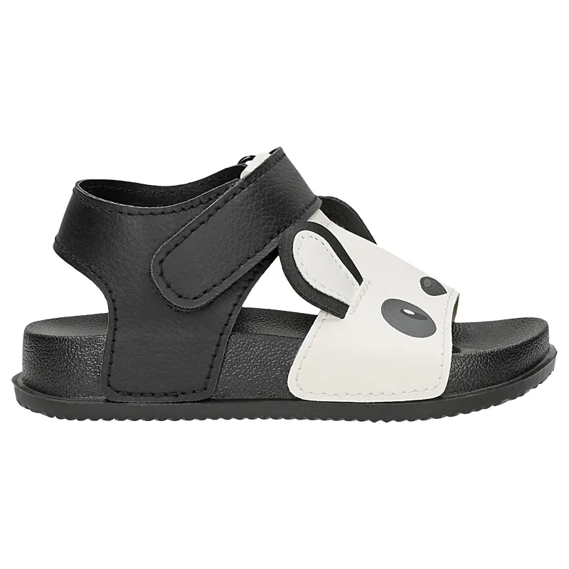 Șlapi de piscină negri pentru copii model panda BARTEK 85209-11