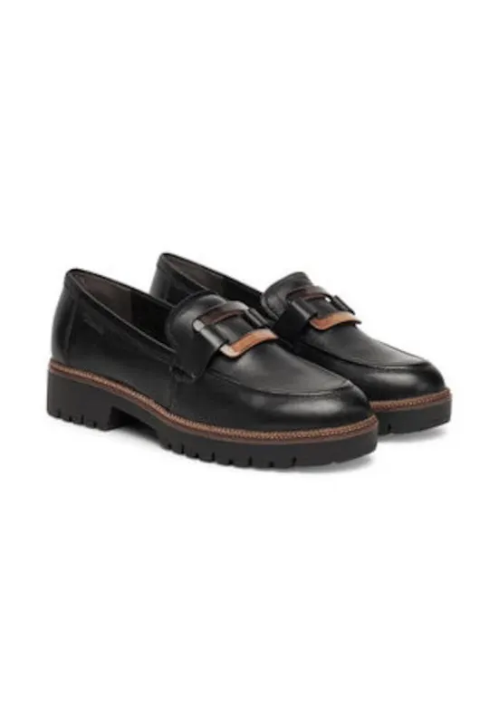 Mocasini dama - material piele naturala - negru