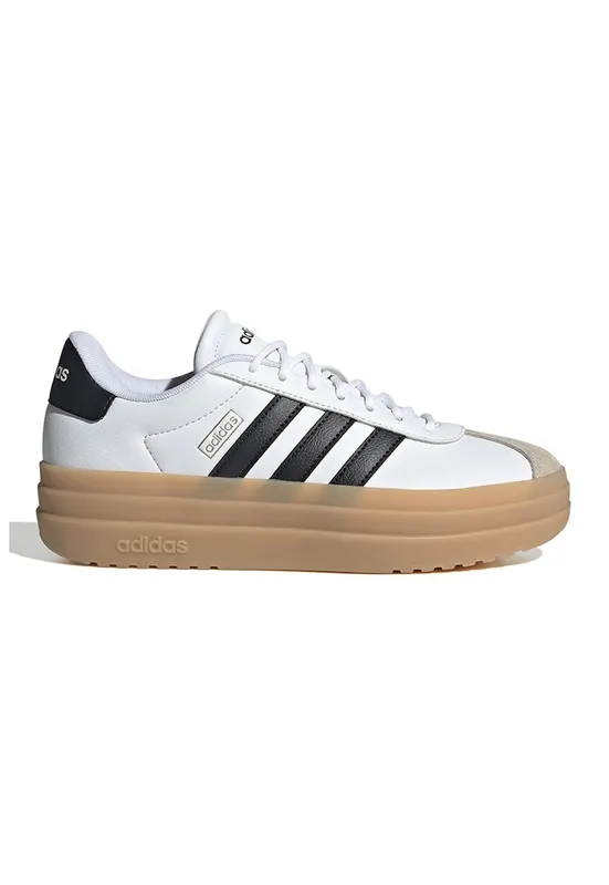Pantofi sport VL Court Bold de piele ecologica - Negru/Alb optic/Grej