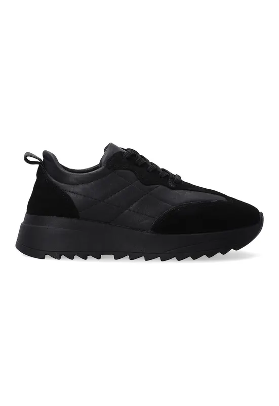 Pantofi sport din piele si piele intoarsa