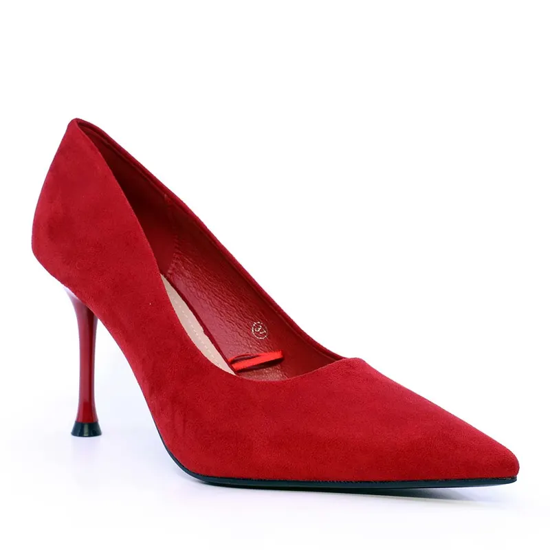Pantofi stiletto femei Solo Donna roșii 1162DP0617VR — imaginea 2