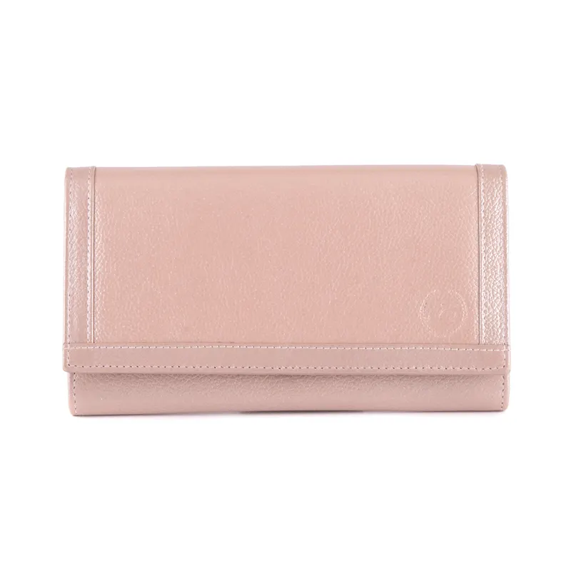 Portmoneu femei roz gold din piele 263dpu1385ra
