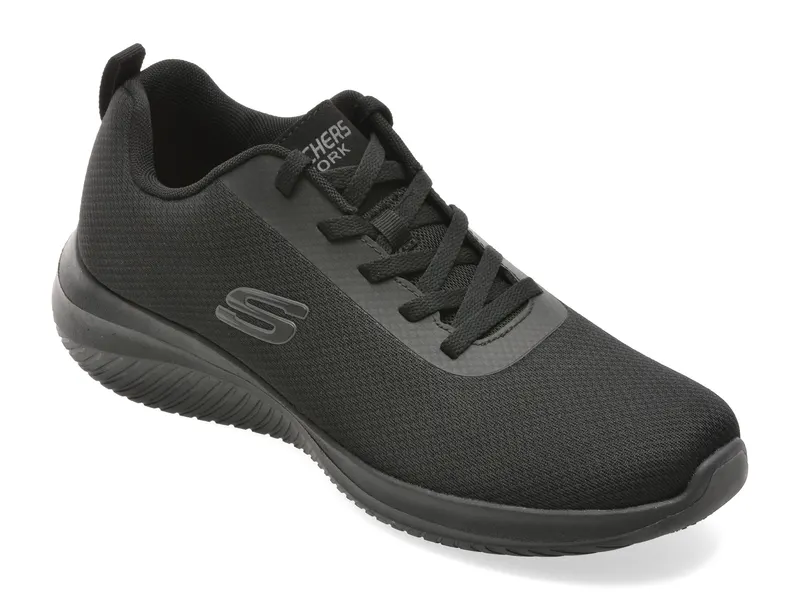 Pantofi sport SKECHERS negri, ULTRA FLEX 3.0, din material textil
