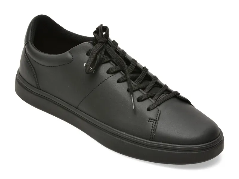 Pantofi sport GEOX negri, U65LDD, din piele naturala