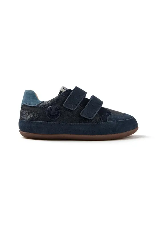 Pantofi sport de piele si piele intoarsa Onekama - Bleumarin - Bleumarin
