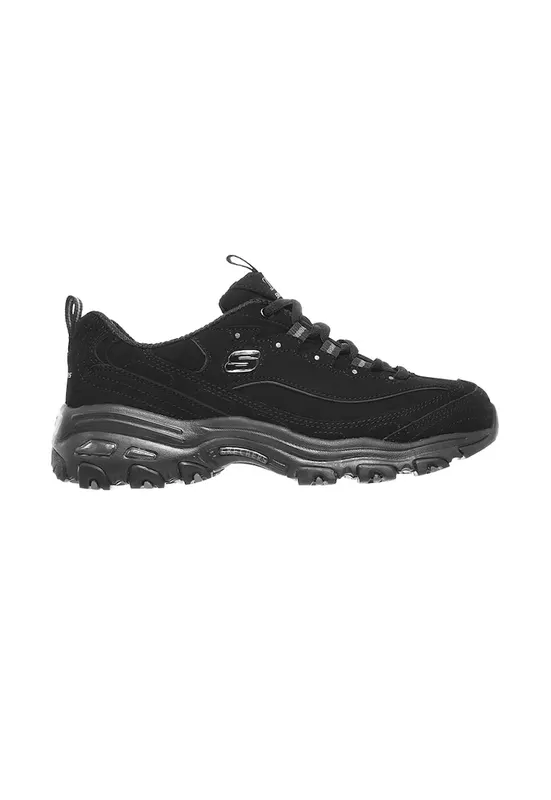 Pantofi sport de piele ecologica si piele D'Lites Play - Negru