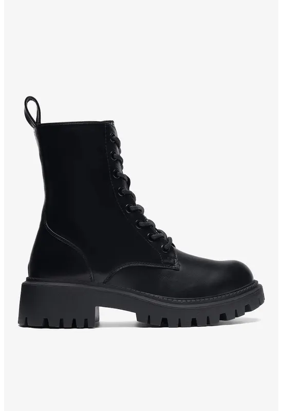Ghete dama 5905588048428 - Sintetic - Negru - Negru
