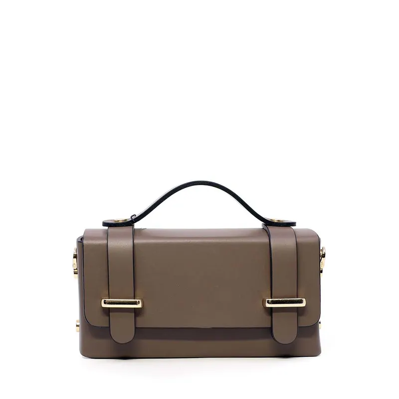 Poșetă mini crossbody femei Luca di Gioia maro din piele 144POSP3578M