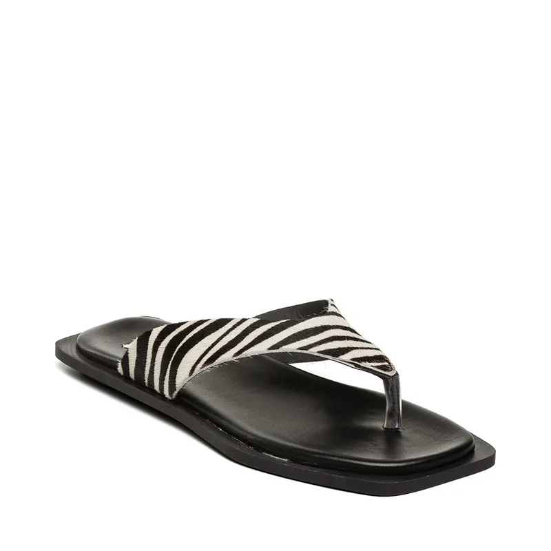Saboți femei Steve Madden zebra din piele 1469DSTSPLASH-LZE — imaginea 2