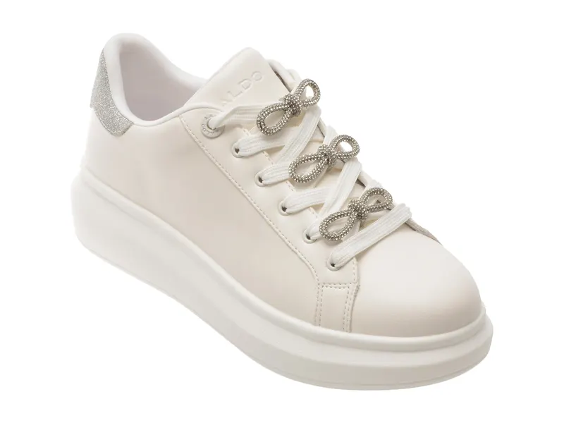 Pantofi sport ALDO albi, MERRICK 100, din piele ecologica
