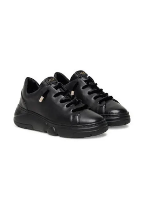 Tenisi dama 305639783 - Piele naturala - Negru