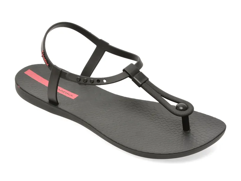 Sandale IPANEMA negre, CLASS SLIM FEM, din pvc