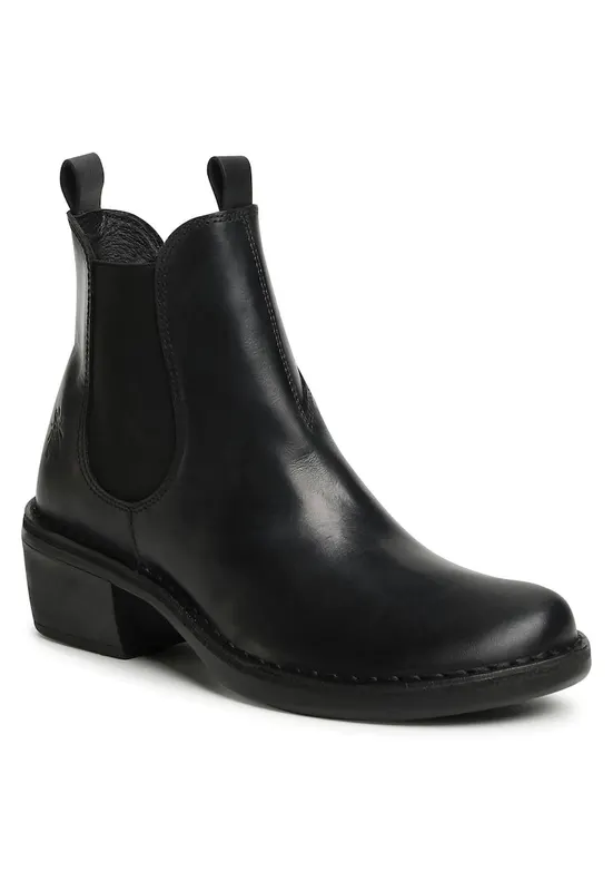 Botine dama MEME030FLY - Piele naturala - 39 EU - Negru