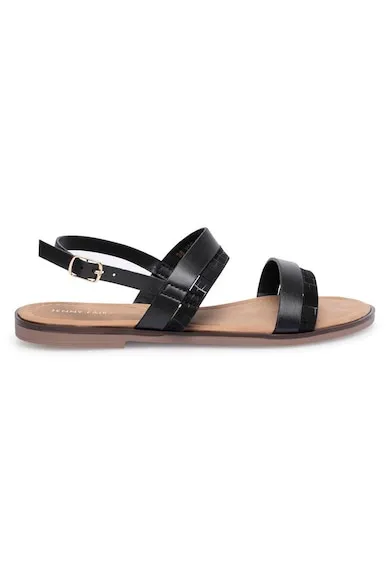 Sandale dama - 6284 - Sintetic - Negru