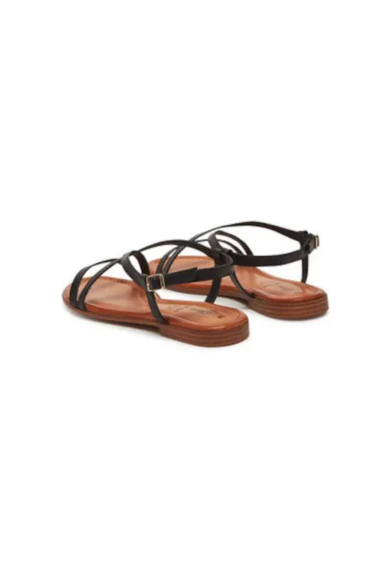 Sandale dama - 5-28145-44 001 - S Oliver - Piele naturala - Negru