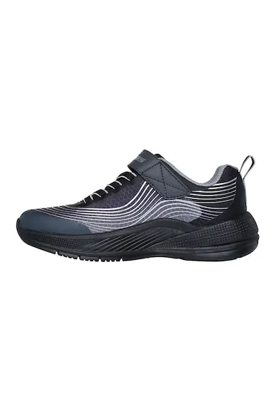 Pantofi sport cu velcro Microspec Advance - Alb/Negru