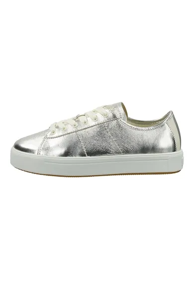 Pantofi sport de piele cu aspect metalizat Avino - Argintiu