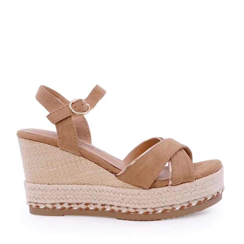 Sandale cu platformă femei Solo Donna maro 2549DS6415VM