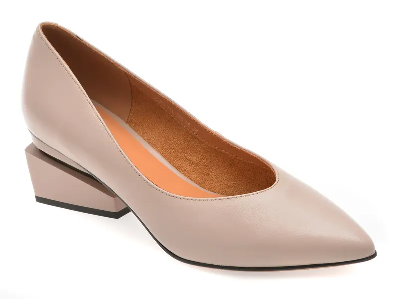 Pantofi eleganti EPICA nude, E22971, din piele naturala