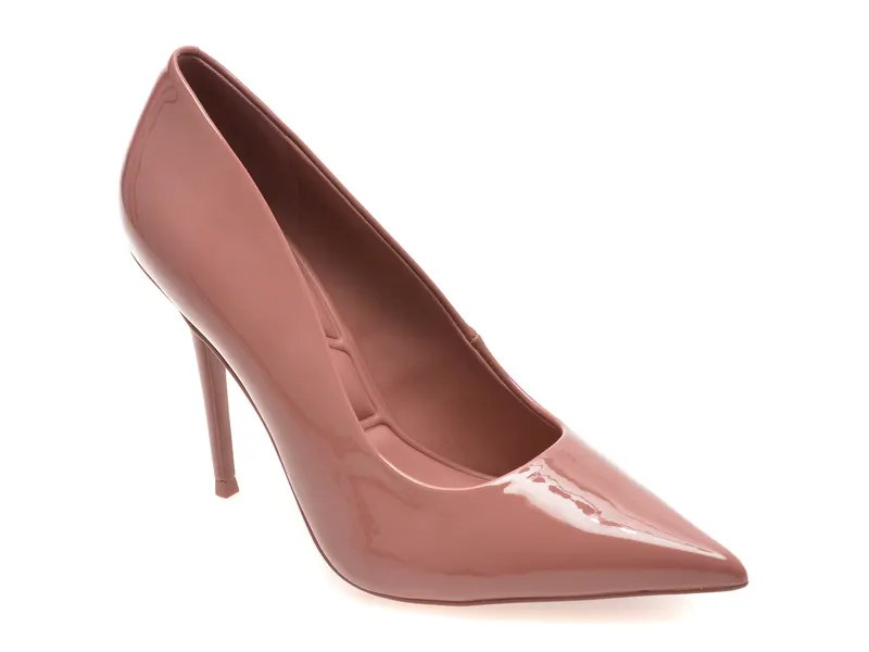 Pantofi eleganti ALDO roz, STASYA 690, din piele ecologica lacuita