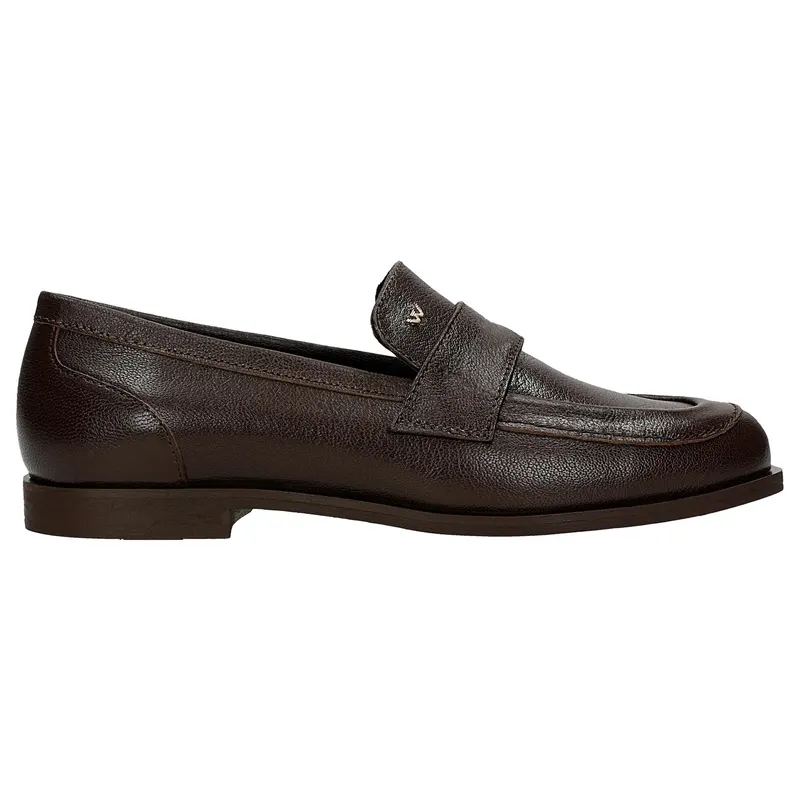 Mocasini maro din piele naturală damă