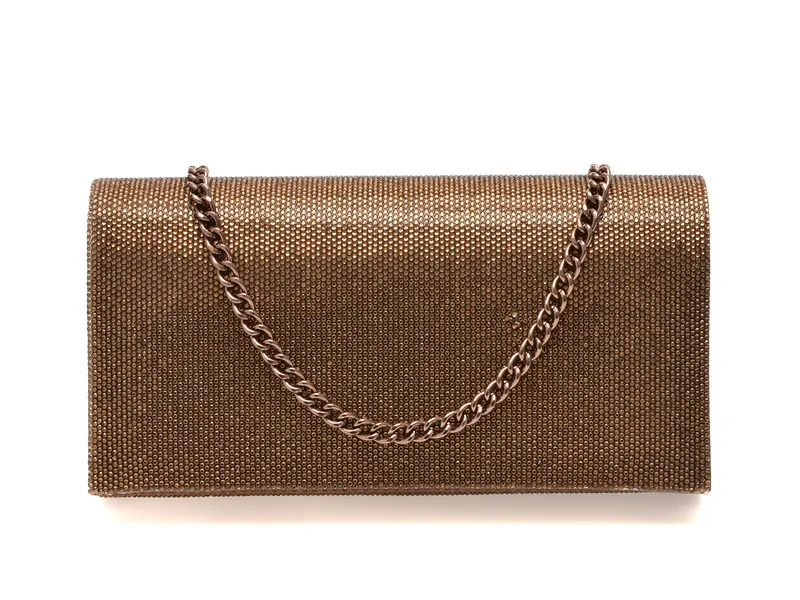 Geanta bronz, FAHARI 222, din material textil