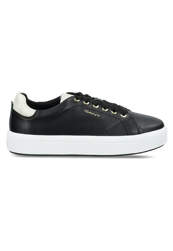 Tenisi de dama - 305603272 - piele naturala - negru