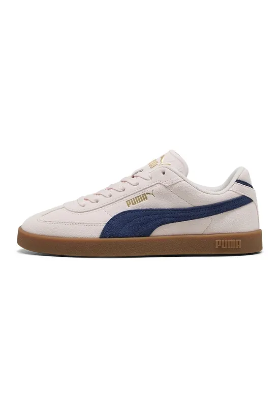 Pantofi sport Club II Era de piele intoarsa - Roz pal/Bleumarin