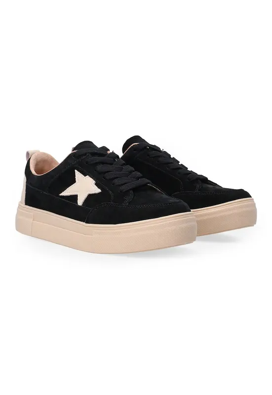 Pantofi sport din piele intoarsa cu detaliu cu stea