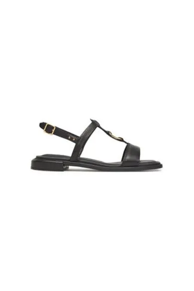 Sandale dama - 26181240 - Piele naturala - Negru