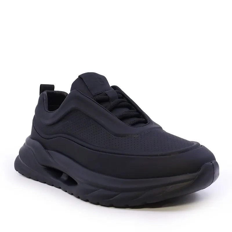Sneakers ușori bărbați Enzo Bertini negri din piele 3661BP843N — imaginea 2
