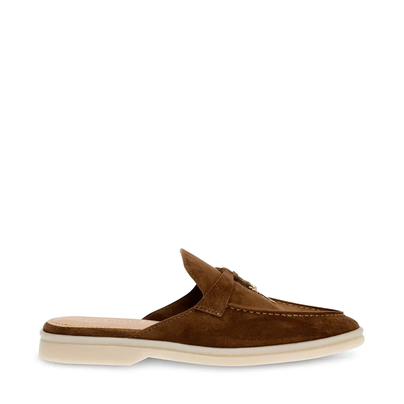 Saboți femei Steve Madden Patrizia maro din piele întoarsă 1461DSTPATRIZIAVM