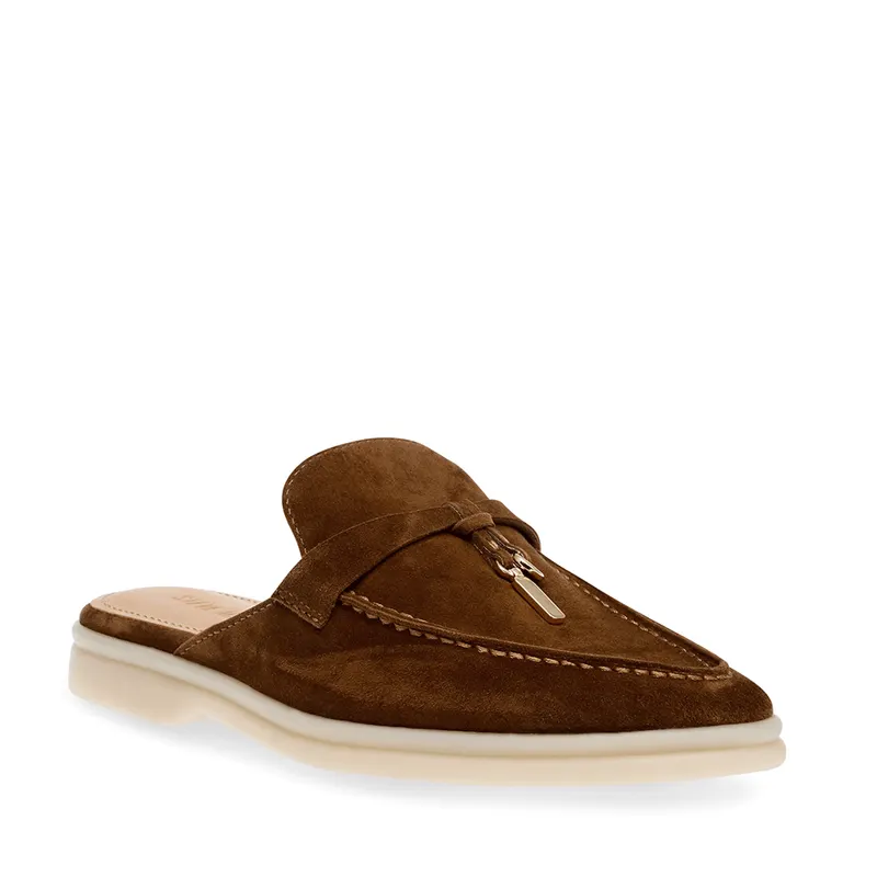 Saboți femei Steve Madden Patrizia maro din piele întoarsă 1461DSTPATRIZIAVM — imaginea 2