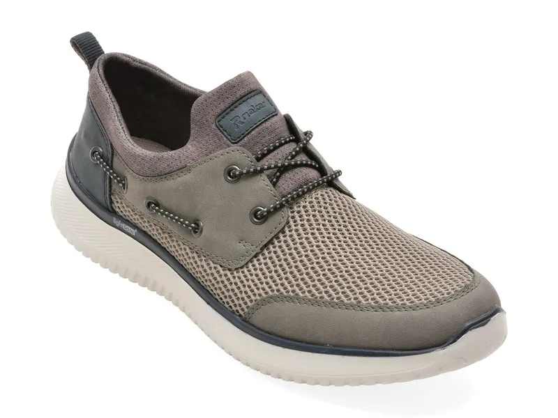 Pantofi sport RIEKER gri, B9643, din material textil