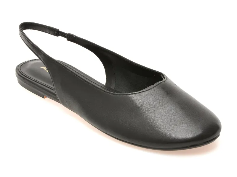 Pantofi negri, DROPWAVE 001, din piele naturala