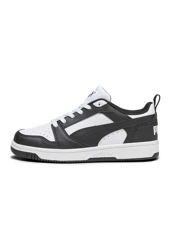 Pantofi sport Rebound V6 din piele ecologica - Alb/Negru