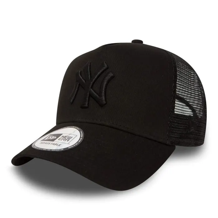 Sapca New Era MLB Trucker New York Yankees Blkblk