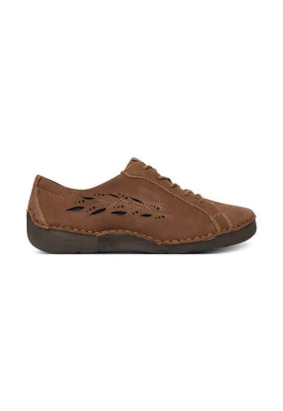 Pantofi dama piele naturala - maro