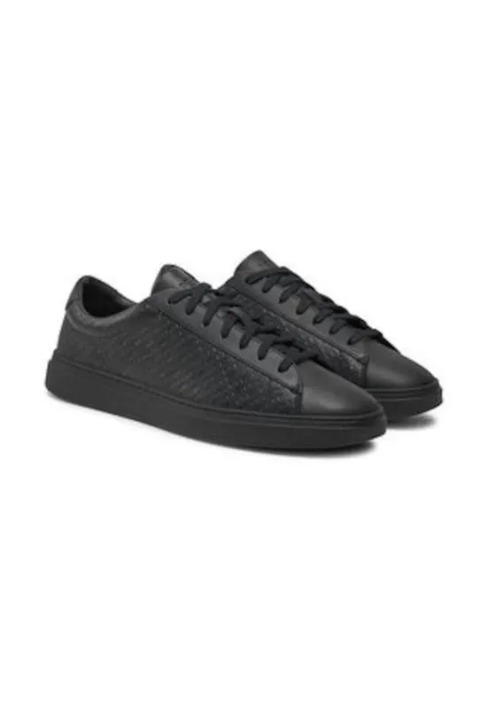 Tenisi barbatesti - 304949944 - piele naturala - negru