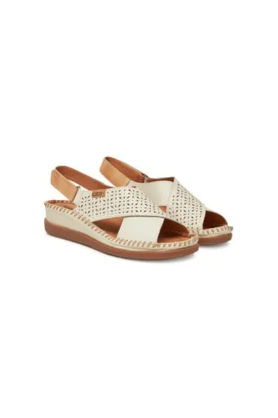 Sandale dama - W8K-0848C1 - Piele naturala - Alb - Alb