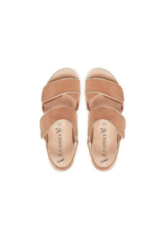 Sandale dama - 9-28252-44 - Piele naturala - Maro
