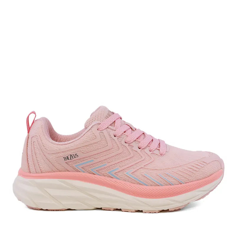 Sneakers ultraușori femei Thezeus roz din textil 3761DPS25621RO