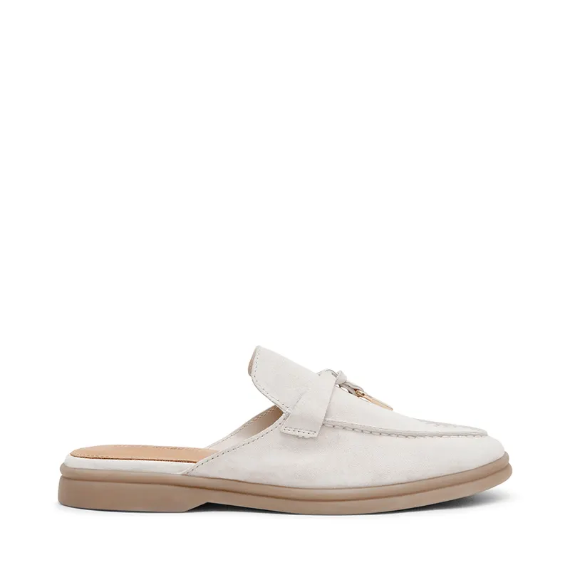 Saboți femei Steve Madden Patrizia bej din piele întoarsă 1461DSTPATRIZIAVBE